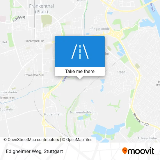 Карта Edigheimer Weg