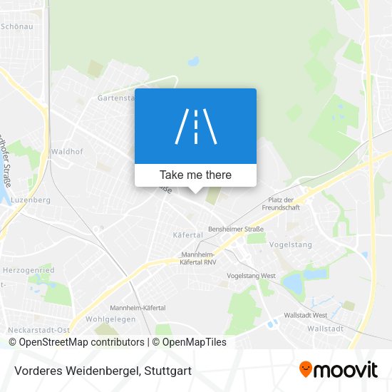 Vorderes Weidenbergel map