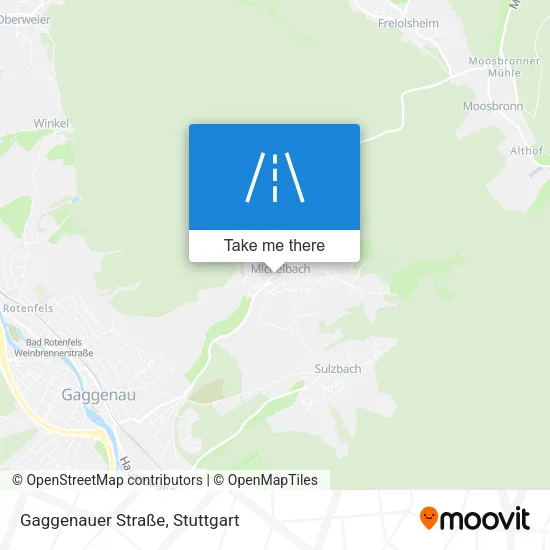 Карта Gaggenauer Straße