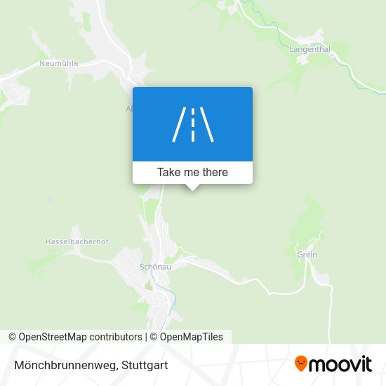 Mönchbrunnenweg map