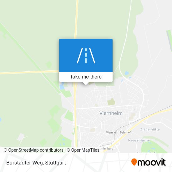 Bürstädter Weg map