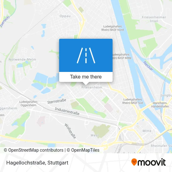 Карта Hagellochstraße
