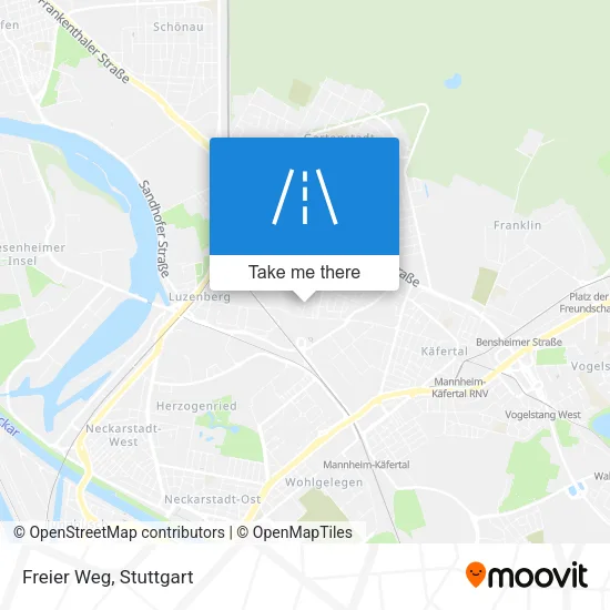 Карта Freier Weg