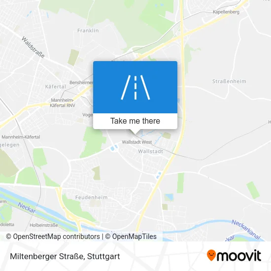 Карта Miltenberger Straße