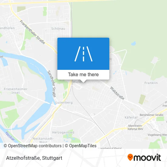 Карта Atzelhofstraße