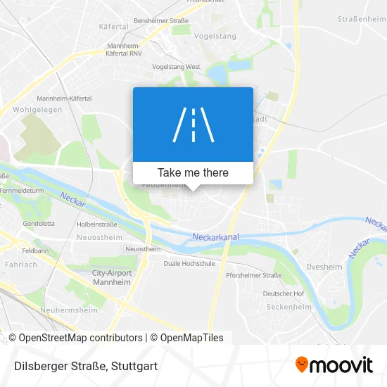 Карта Dilsberger Straße