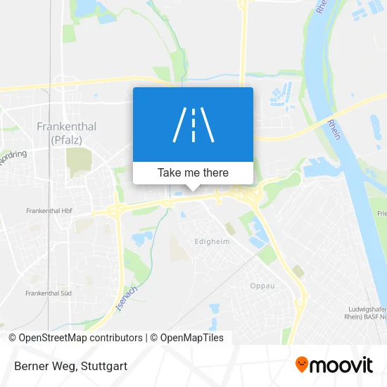 Карта Berner Weg