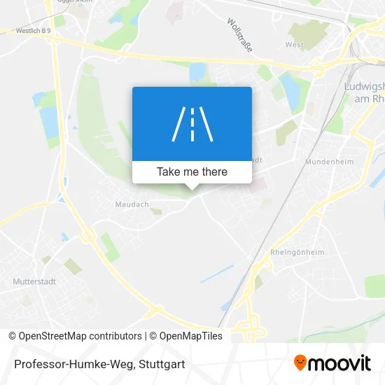 Professor-Humke-Weg map