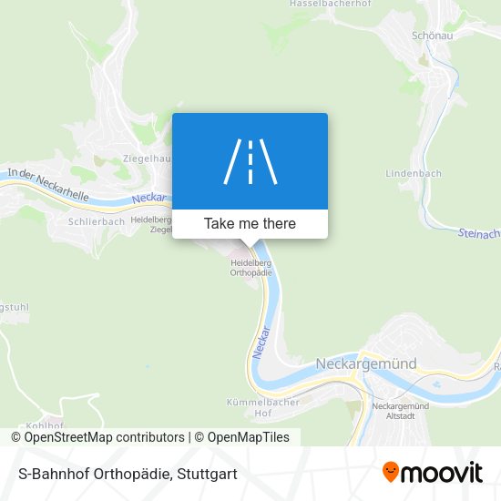 S-Bahnhof Orthopädie map