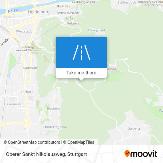 Oberer Sankt Nikolausweg map