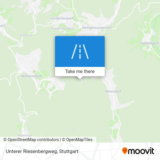 Unterer Riesenbergweg map