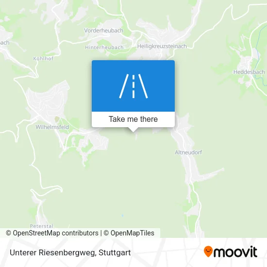 Карта Unterer Riesenbergweg