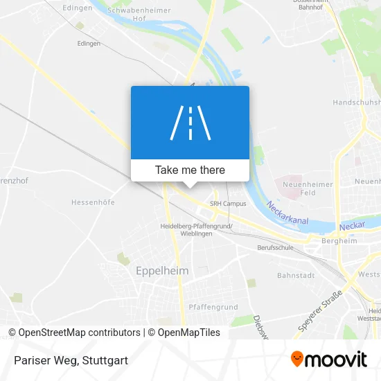 Карта Pariser Weg