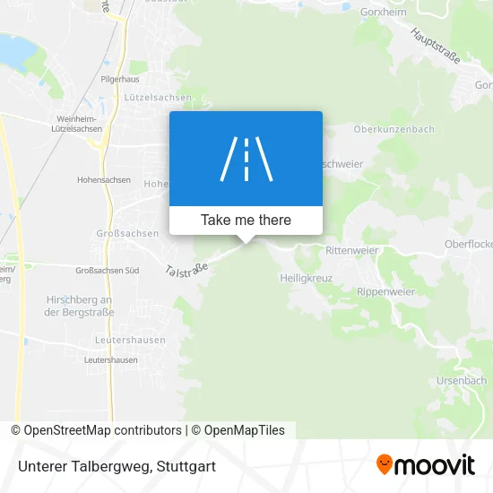 Карта Unterer Talbergweg