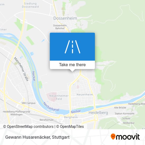 Gewann Husarenäcker map