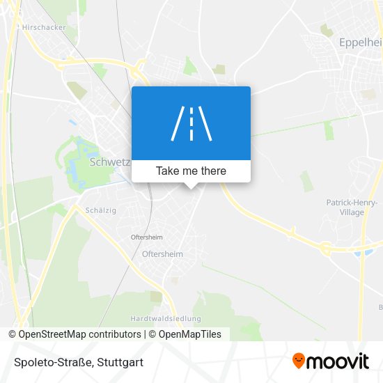 Spoleto-Straße map