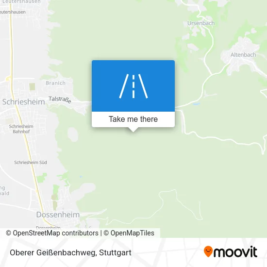Карта Oberer Geißenbachweg