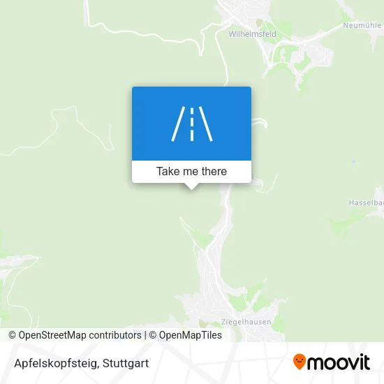 Карта Apfelskopfsteig