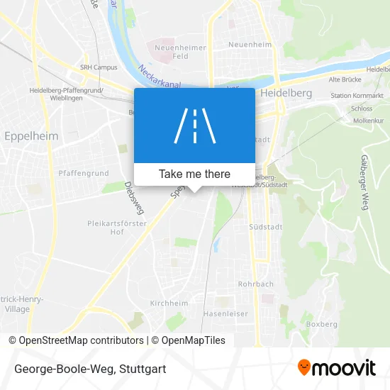 Карта George-Boole-Weg