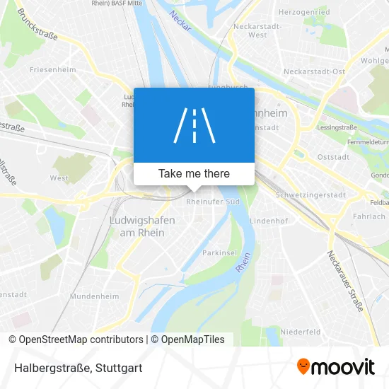 Карта Halbergstraße