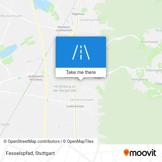 Карта Fesselspfad