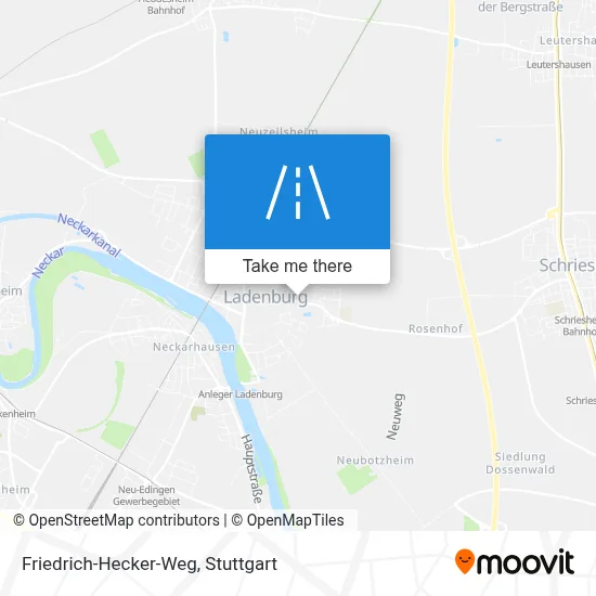 Friedrich-Hecker-Weg map