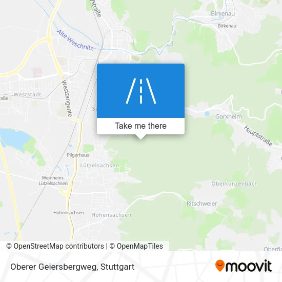 Карта Oberer Geiersbergweg