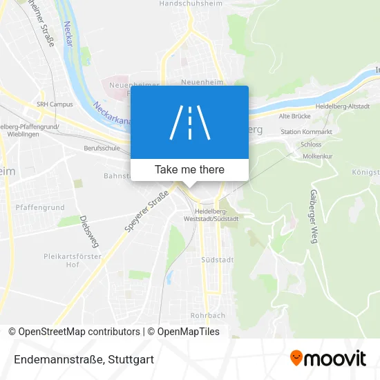 Карта Endemannstraße