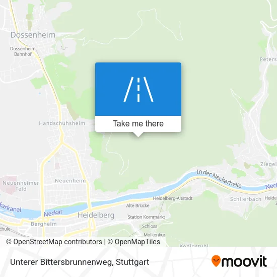 Карта Unterer Bittersbrunnenweg