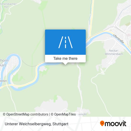 Unterer Weichselbergweg map