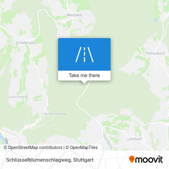 Schlüsselblumenschlagweg map