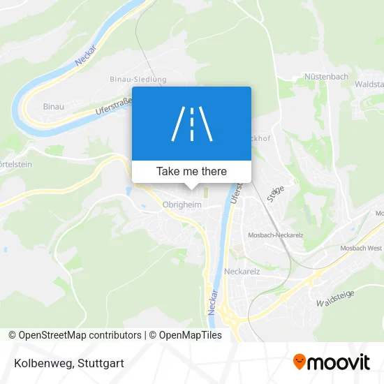 Kolbenweg map