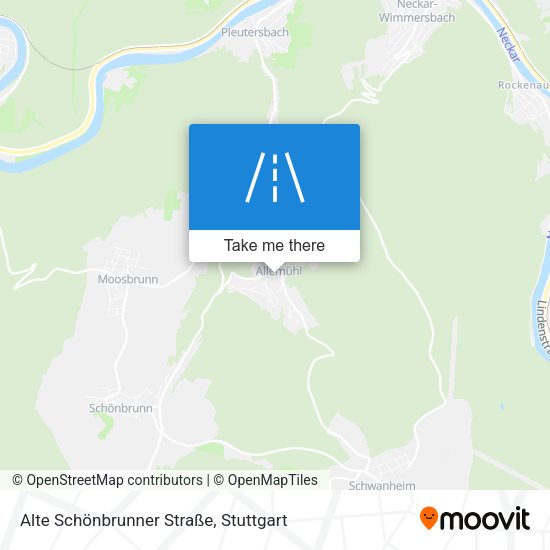 Alte Schönbrunner Straße map