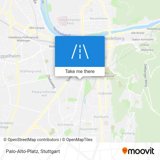 Карта Palo-Alto-Platz