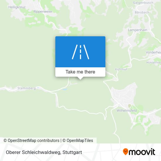 Oberer Schleichwaldweg map