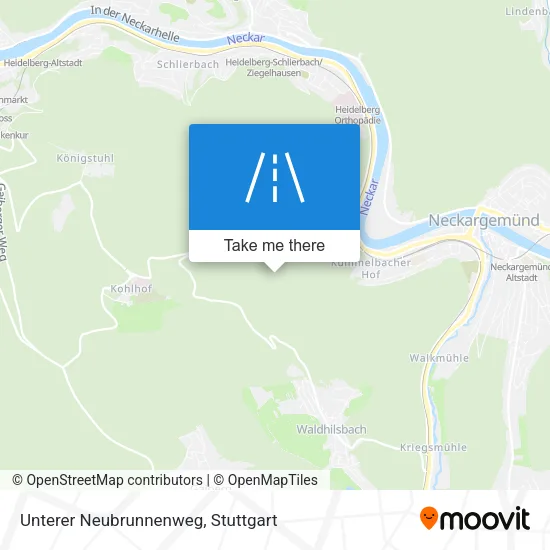 Карта Unterer Neubrunnenweg