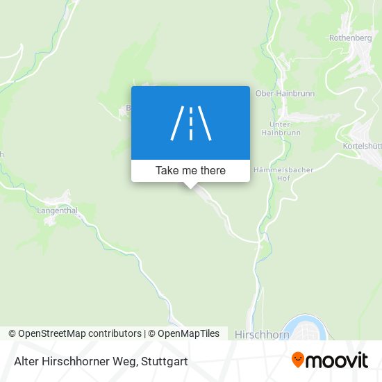 Карта Alter Hirschhorner Weg