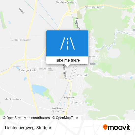 Lichtenbergweg map