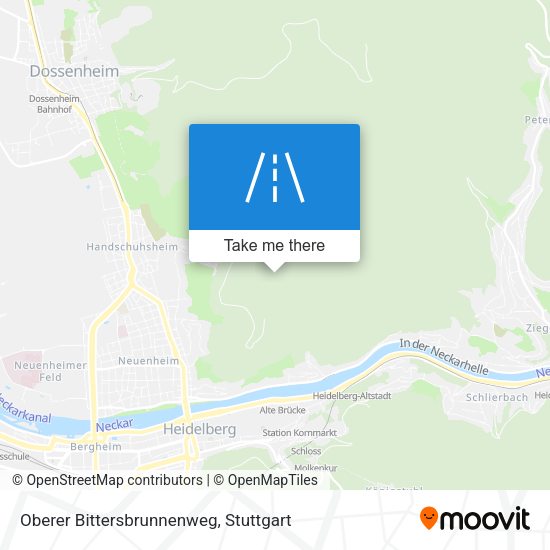 Oberer Bittersbrunnenweg map