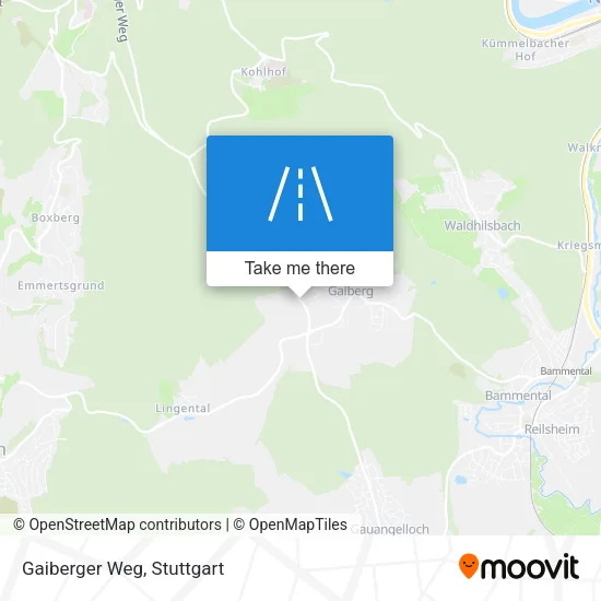 Карта Gaiberger Weg
