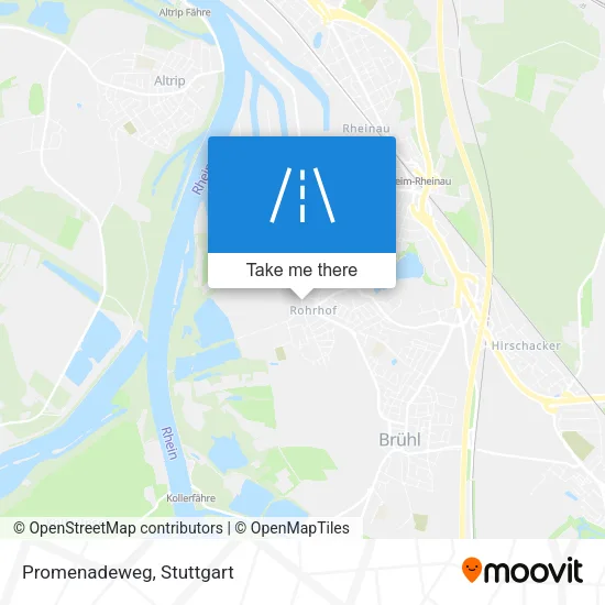 Promenadeweg map