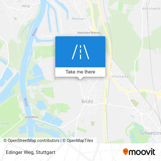 Карта Edinger Weg