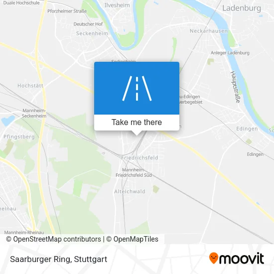 Карта Saarburger Ring