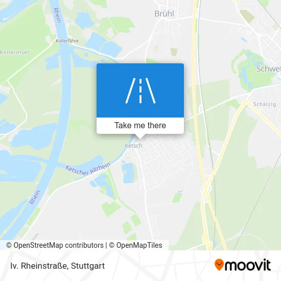 Карта Iv. Rheinstraße