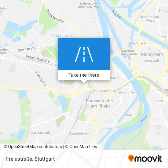 Карта Freiastraße