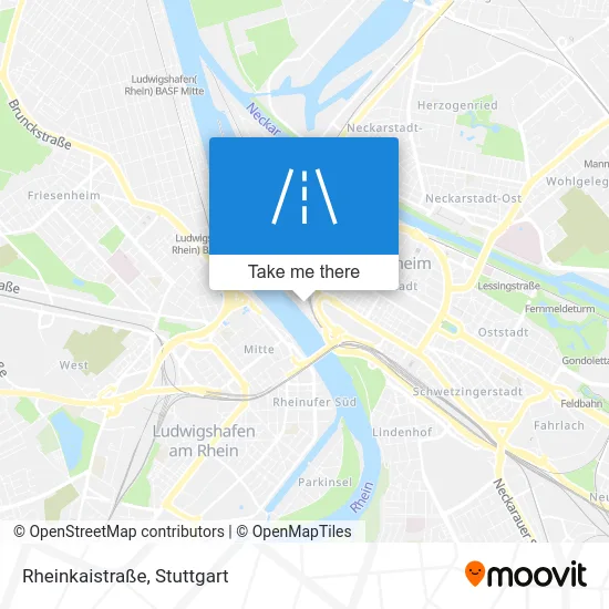 Rheinkaistraße map