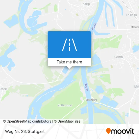 Карта Weg Nr. 23