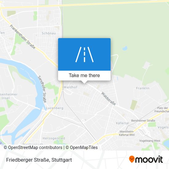 Friedberger Straße map