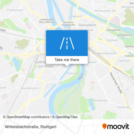 Карта Wittelsbachstraße