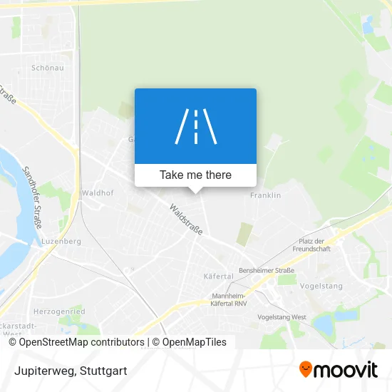 Карта Jupiterweg